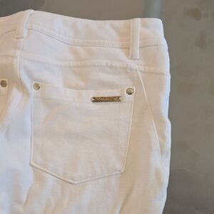 IMAN Women's White Skinny Jeans